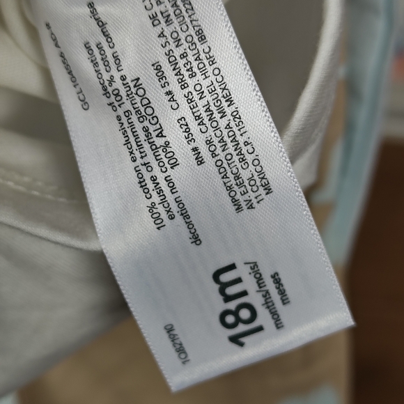 Carter's Girls 3 Piece "Oh so Sweet" Bodysuit Pant Set - Picture 7 of 10